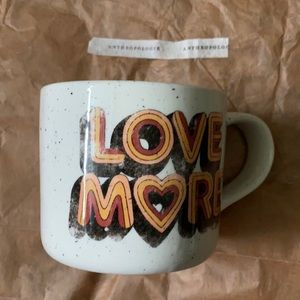 Anthropologie Daley LA Love More Mug NWT